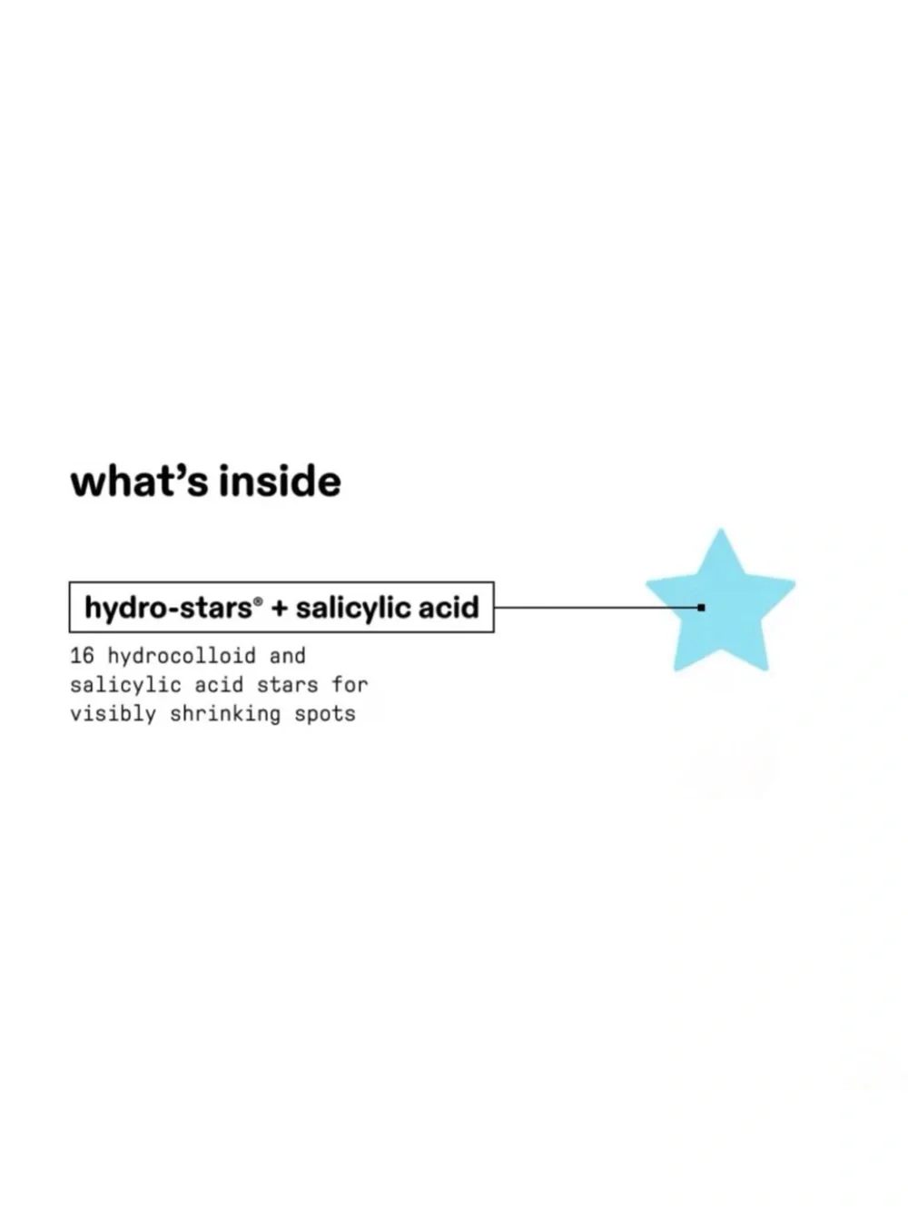 Starface Blue Hydro-Star Patches with Salicylic Acid - Acne Spot Treatment